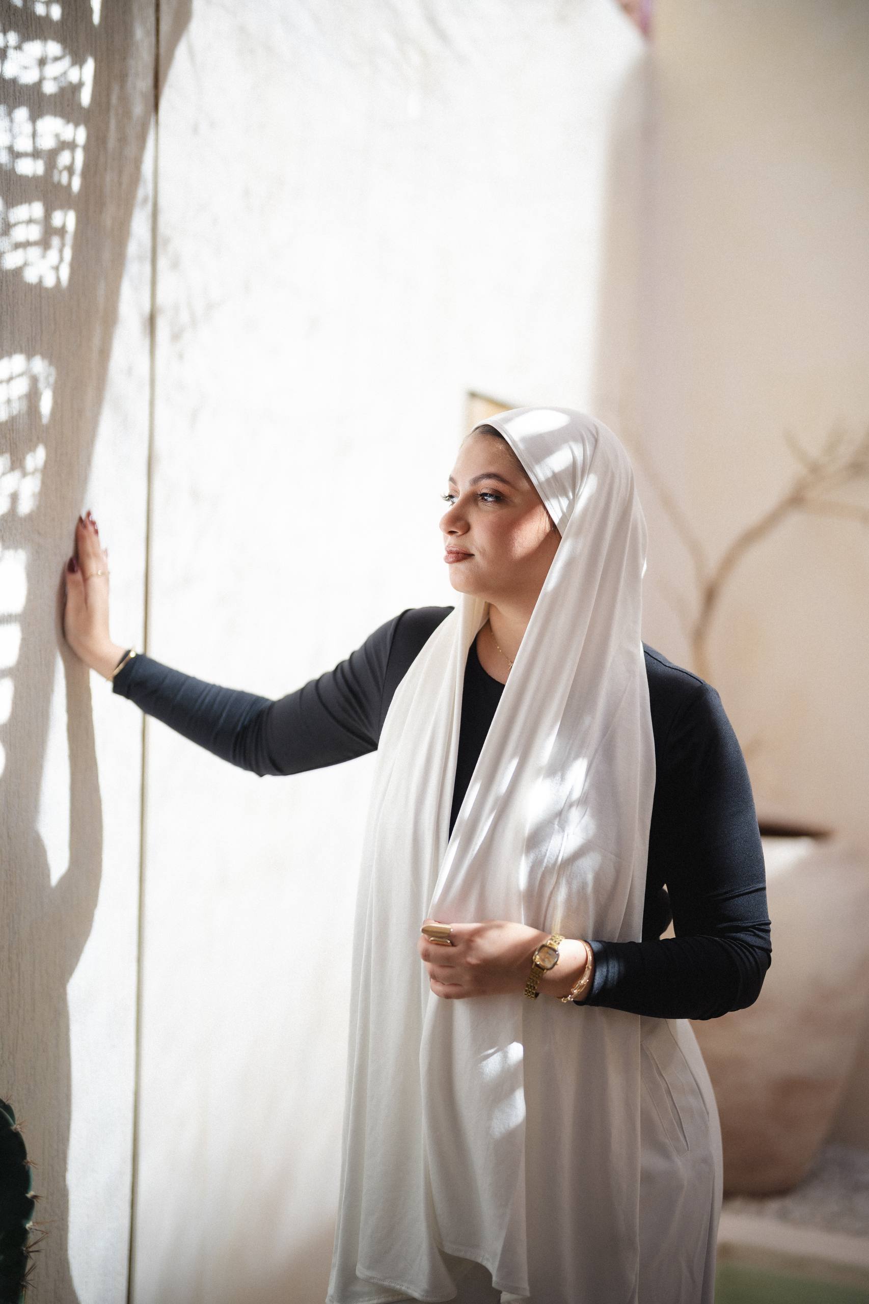 White Gel with Bandana