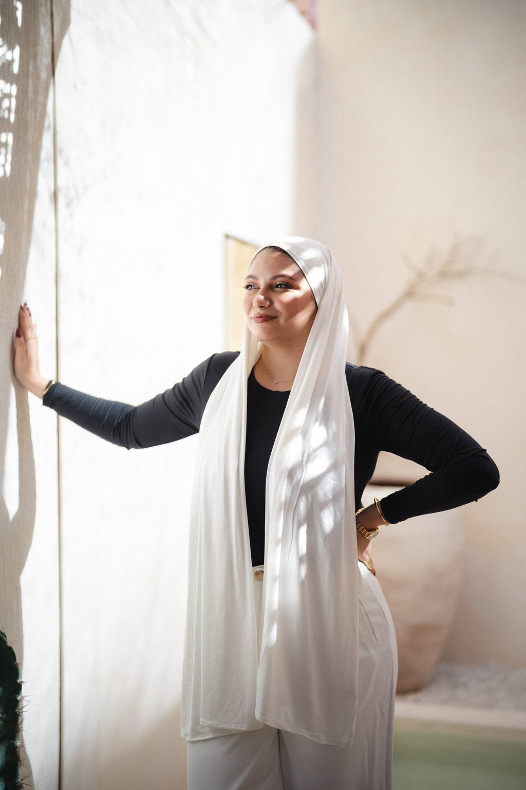 White Gel with Bandana