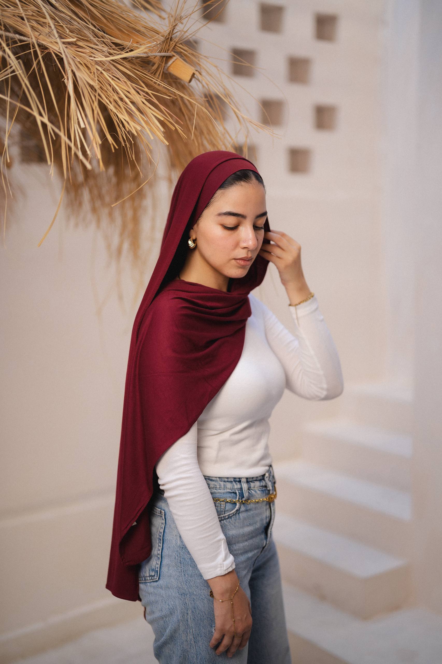 Maroon Gel with Bandana
