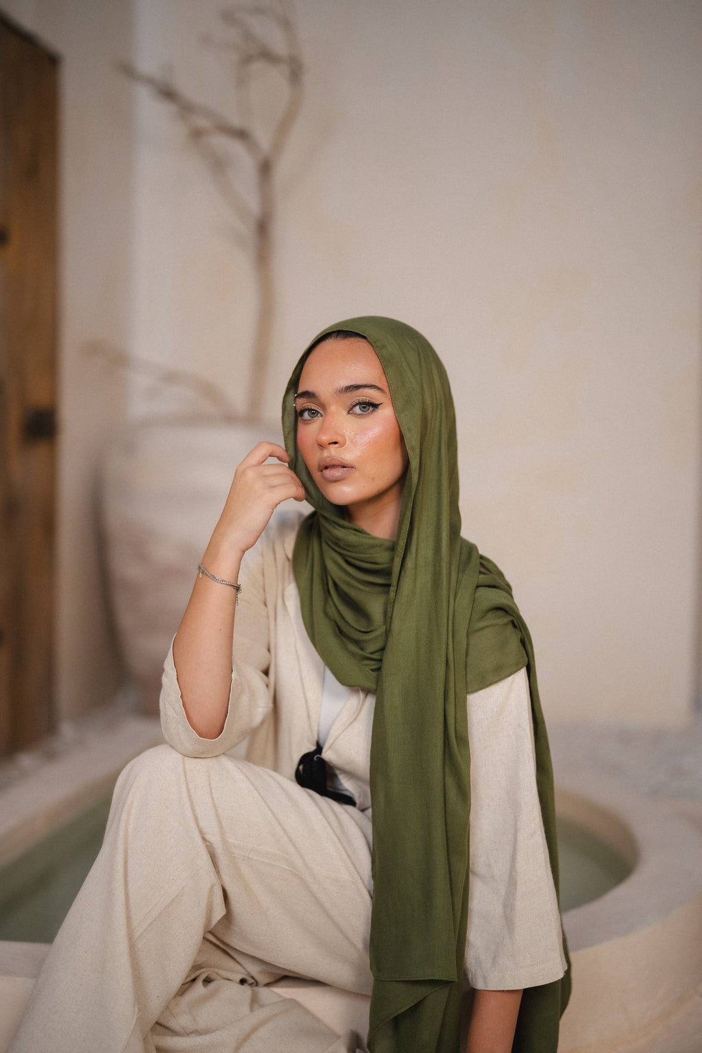 Olive-Green In Modal